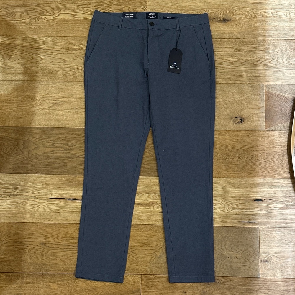 Mens Ben Sherman deep blue pants